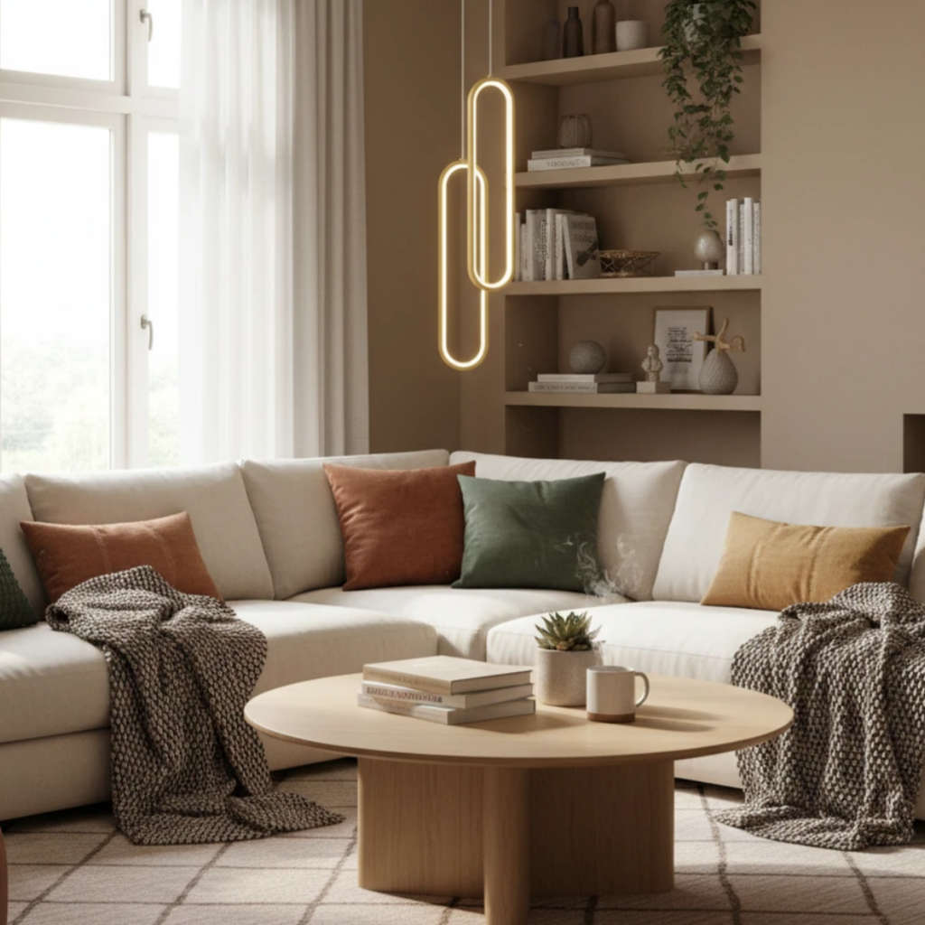 Scène de style de vie avec montage encastré en porcelaine